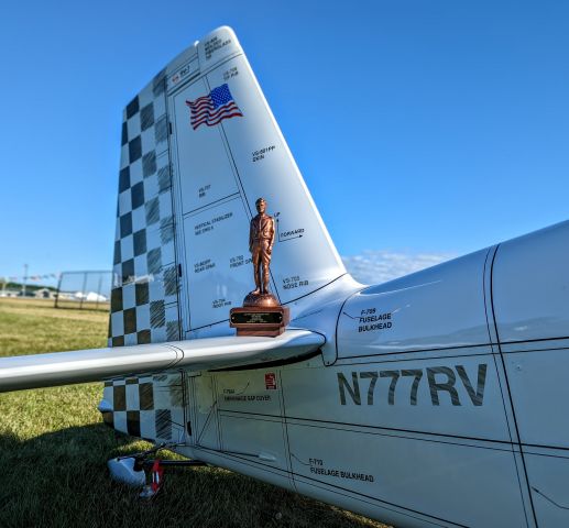 Vans RV-7 (N777RV) - My RV-7 is an 2022 Bronze Lindy winner!