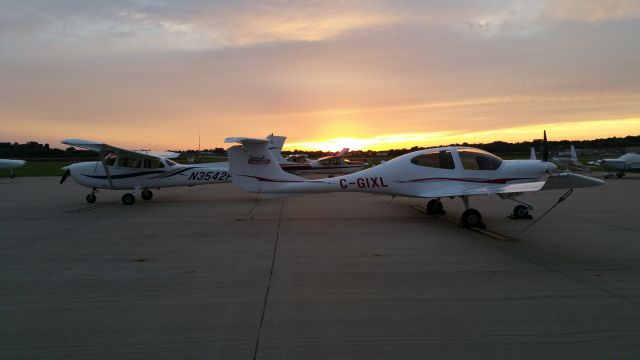 Diamond Star (C-GIXL) - Parked for the evening in Iowa City, Iowa (go Hawkeyes).