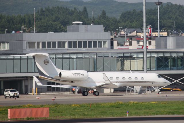 Gulfstream Aerospace Gulfstream V (N550AU) - 25 August 2012