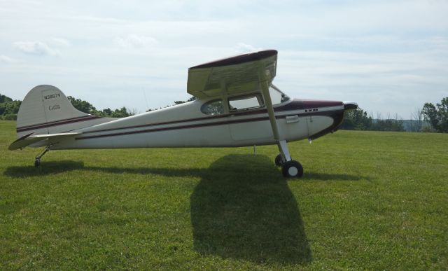 Cessna Commuter (N3857V) - Shown here is a 1949 Cessna 150M in the Spring of 2024.