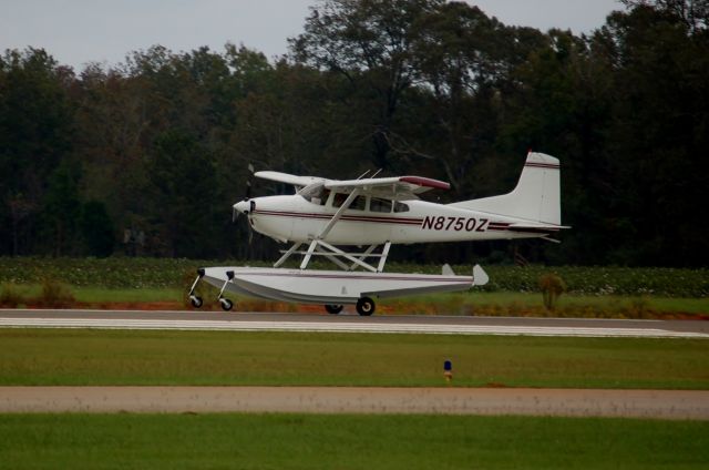 Cessna Skywagon (N8750Z) - TOUCH DOWN AT KPXE 