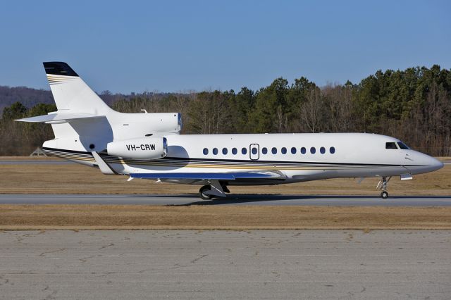 Dassault Falcon 7X (VH-CRW) - On Delivery?