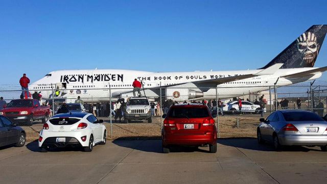 Boeing 747-400 (TF-AAK) - Iron Maiden In Tulsa,ok 16:22 Ed Force One/