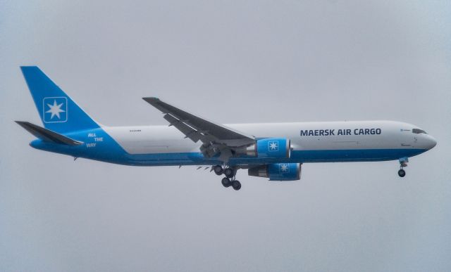 BOEING 767-300 (N495MM) - The first arrival of Maersk (Amerijet) at GSP for inaugural scheduled Cato service to Seoul.  10/29/2022.