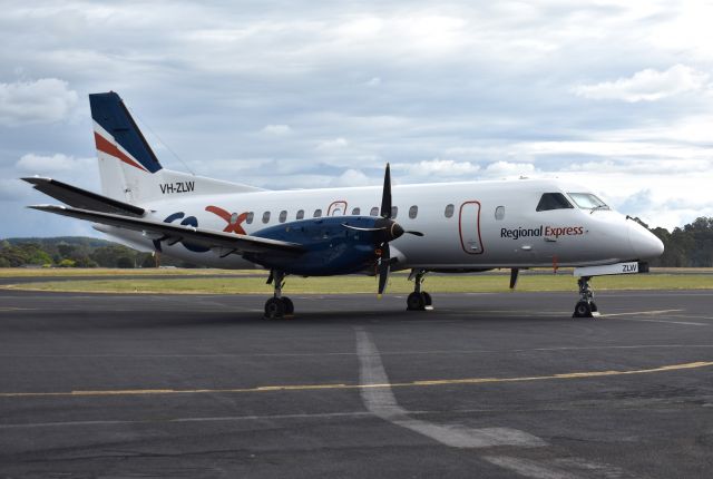 Saab 340 (VH-ZLW) - Regional Express Saab 340B VH-ZLW (msn 387) at Wynyard Airport Tasmania. 2 December 2023.