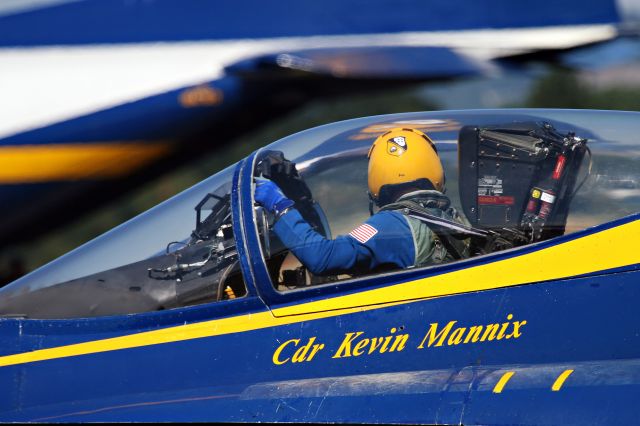 — — - Blue Angel 1. Taken during taxi at the Oregon International Airshow 2007.