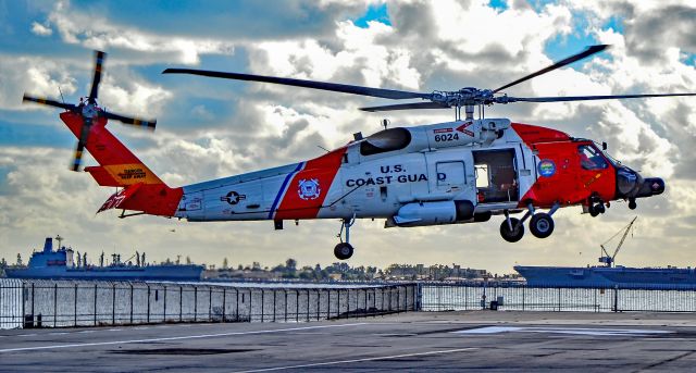 — — - Sikorsky HH-60J Jayhawk 6024 C/N 70-1706 - United States Coast Guard Sector San Diego br /N Harbor Dr, San Diego, CAbr /br /Photo: TDelCorobr /December 14, 2015