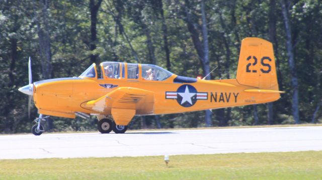 Beechcraft Mentor (N687HV) - Taxiing out to the runway for a warbird parade at the Atlanta Air Show 2023.