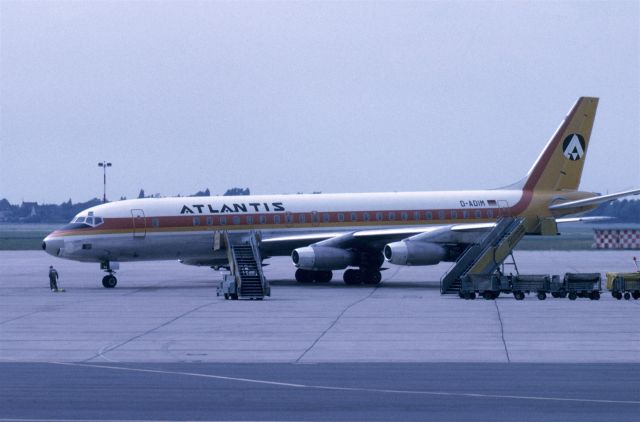 McDonnell Douglas Jet Trader (D-ADIM) - DC-8-33 in June 1969 at Düsseldorf (EDDL)