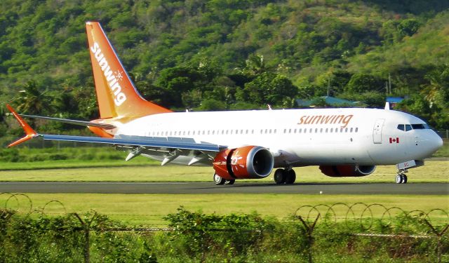 Boeing 737 MAX 8 (C-FYXC)