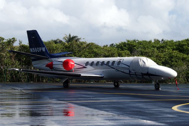 Cessna Citation V (N560PW) - Seen here on 02-Jan-14 two days before departing for KILM.