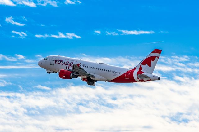 C-GARJ — - Air Canada Rouge A319 taking off from PHX on 12/16/22. Taken with a Canon R7 and Tamron 70-200 G2 lens.