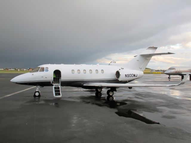 Hawker 800 (N900MJ) - On a ferry flight to the USA. 5 OCT 2014.