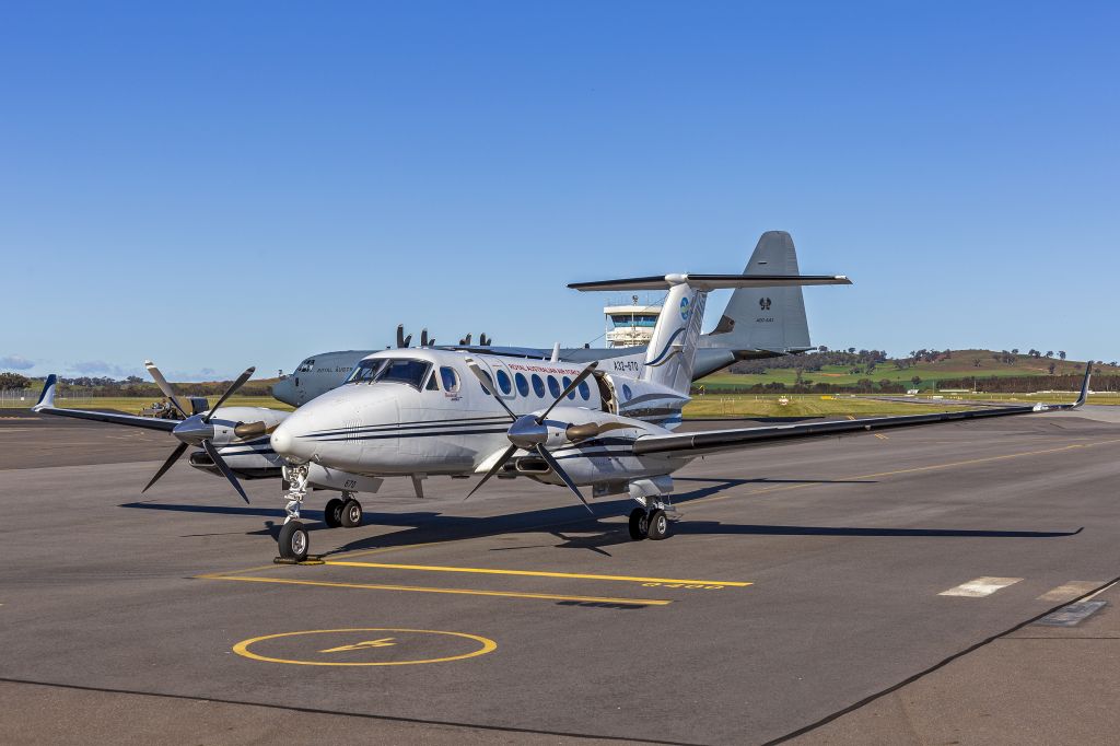 Beechcraft Super King Air 350 (A32670) - Royal Australian Air Force (A32-670) Beechcraft King Air 350 at Wagga Wagga Airport
