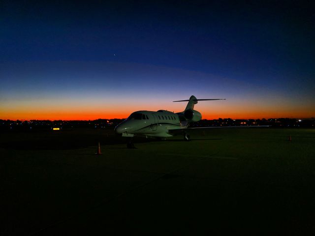 Cessna Citation X — - On the main ramp at KUES. Taken with a Google Pixel XL