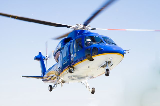 Sikorsky S-76 (N761AF) - Angel One a brand new S-76D taking off in front of the Arkansas Childrens Hospital Fitness Center today. Photo by David Lear. 