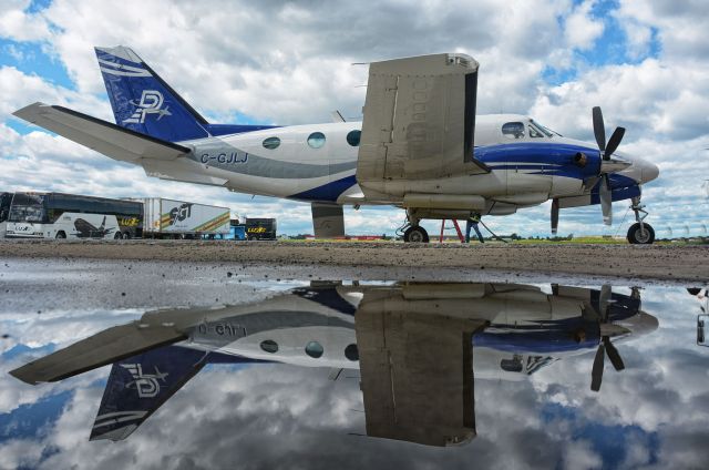 Beechcraft King Air 100 (C-GJLJ) - Visiting CYHU, 30-08-2020