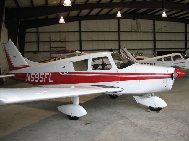 Piper Cherokee (N595FL) - at Queen City - the Fly In was rained in so not many opportunities for pix.  This is a new N-number though.