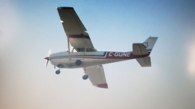 Mooney M-20 Turbo (C-GUNE) - I had to take a picture of the picture because I could not upload it to my phone.br /I was standing in my back yard. We get planes over our back yard tons because we have a regional airport very near by.