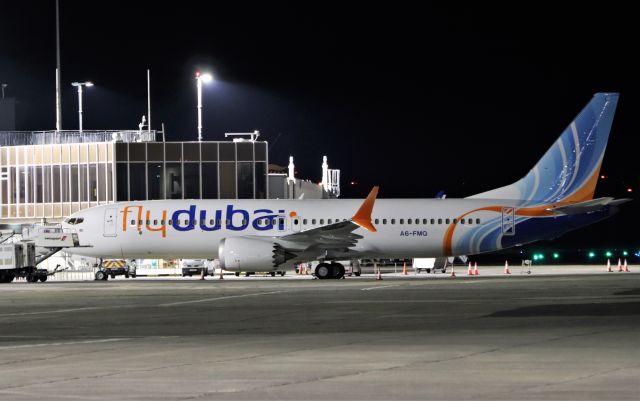 Boeing 737 MAX 8 (A6-FMQ) - fly dubai b737 max 8 a6-fmq at shannon on its delivery flight 17/7/21.