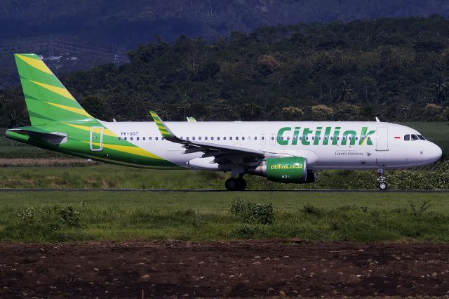 Airbus A320 (PK-GQT) - ABDUL RACHMAN SALEH Airport Malang (MLG)