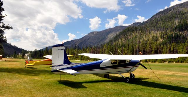 Cessna Skylane (N3744D) - Airplane Camping at Idahos Johnson Creek