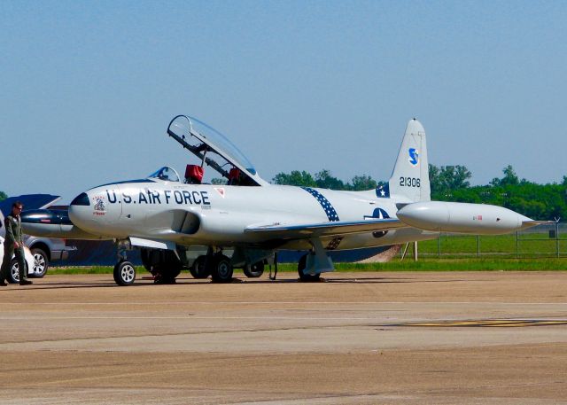 Lockheed T-33 Shooting Star (N933GC) - At Barksdale Air Force Base. 1954 Canadair T-33AN Silver Star 3