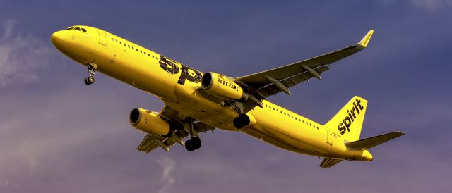 Airbus A321 (N671NK) - Taken at Cypress Point Park, Runway 1L.