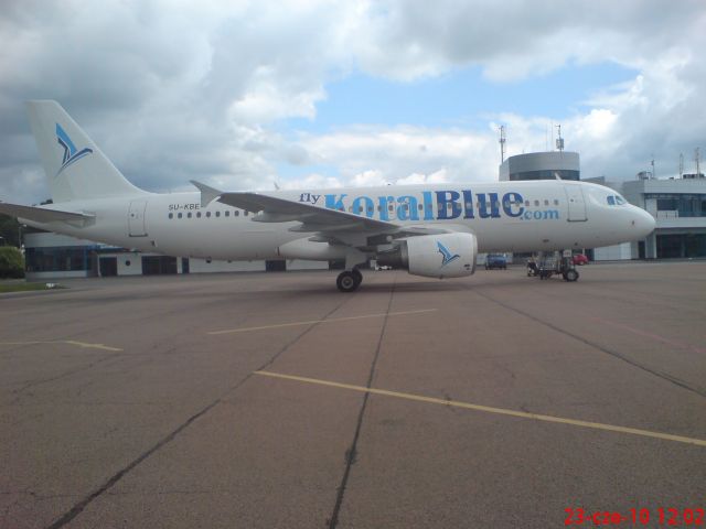 Airbus A320 (SU-KBE) - KORAL BLUE IN SZZ