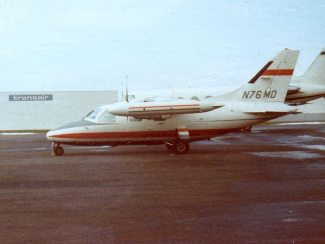 Mitsubishi MU-2 (N76MD) - end of 70ies