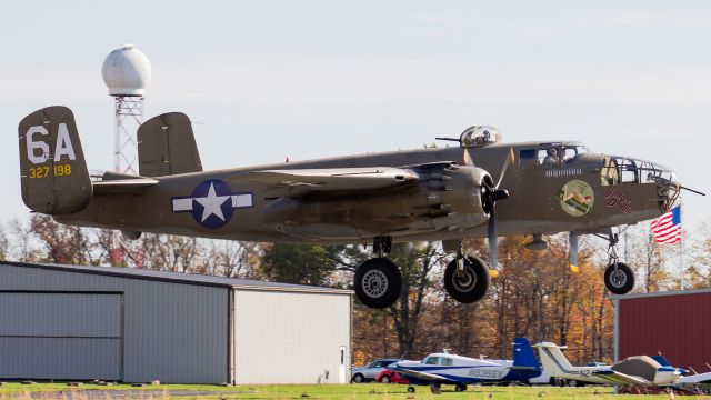 North American TB-25 Mitchell (N898BW) - North American B-25 owned by the Tri-State Warbird Museum rotating off rwy 22