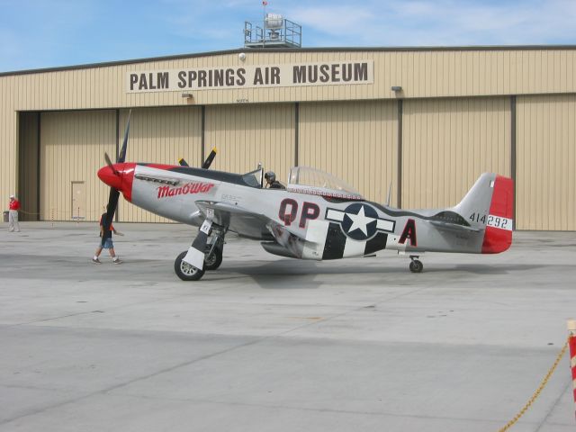 SAI44727 — - About to go for a demonstration flight at the Palm Springs Air Museum