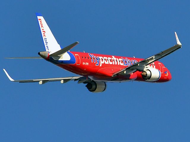 Embraer ERJ-190 (VH-ZPN) - Getting airborne off runway 23 on a beautiful Adelaide autumn day. Thursday 12th April 2012.