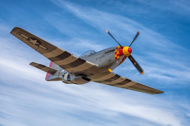 North American P-51 Mustang (NL3333E) - Shot on October 22, 2022, at the 37th annual Flying M Ranch Fly-In and Campout in Reklaw, Texas.