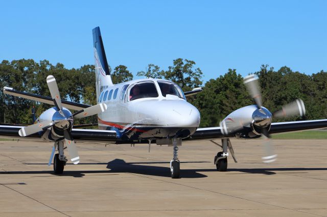 Cessna Conquest 2 (N123HL) - C441 Turbo starting engine one!