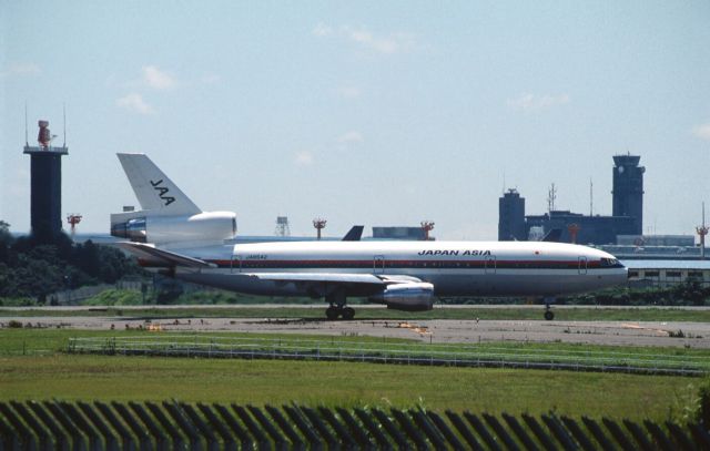 McDonnell Douglas DC-10 (JA8542) - Departure at Narita Intl Airport Rwy16 on 1989/07/22