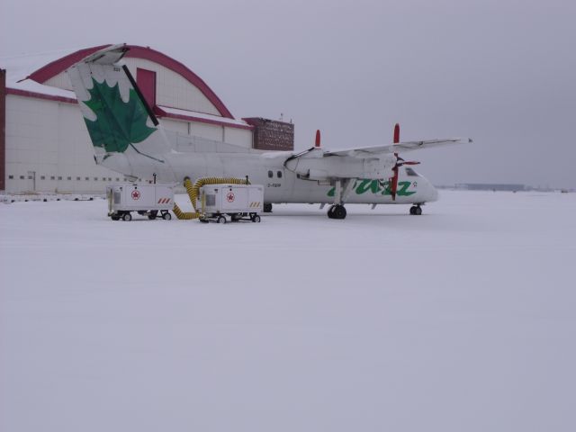 de Havilland Dash 8-100 (C-FGRP) - parked until needed