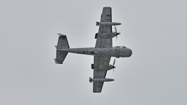 Grumman AO-1 Mohawk (N10VD) - Mohawk Airshows Joe Masessa performs in his OV-1D at the MCAS Cherry Point Airshow on 5/1/2016.