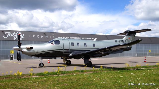 Pilatus PC-12 (D-FFMK) - Shipyard visit