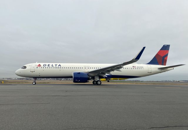 Airbus A321neo (N549DN) - Delta A321neo 12/27/23 @ KBOS Logan