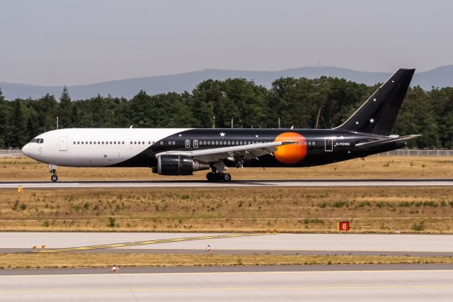 G-POWD — - G-POWD Titan Airways Boeing 767-36N(ER) coming in from London Stansted STN. Chartered by Condor and for further departing to Las Palmas (LPA) @ Frankfurt (FRA) / 17.07.2015