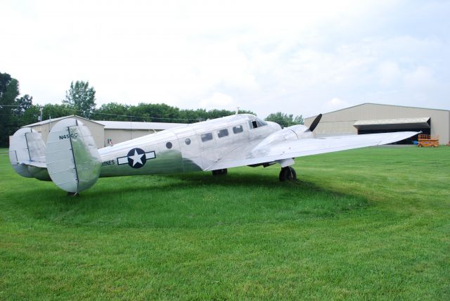 N45GC — - N45GC  Beech C-45H at Geneseo Airfield