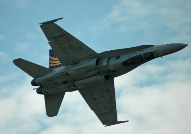 18-8797 — - CF-188 Hornet (188797) 2019 Demo Team ripping through the sky on a low pass at the Peterborough Airshow (Sept. 22, 2019)