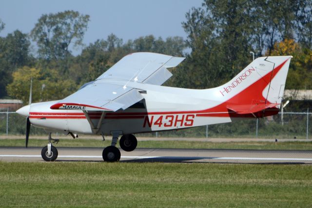 MAULE MT-7-260 Super Rocket (N43HS) - A very bouncy landing in some challenging winds for this student. October 2012