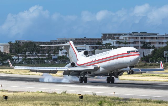 BOEING 727-200 (N729CK) - Kalitta Charters II call sign DRAGSTER seen making positive contact while landing at St Maarten. 15/01/2021.