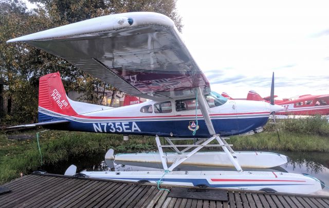 Cessna Skywagon (N735EA) - Lake Hood, Anchorage, AK