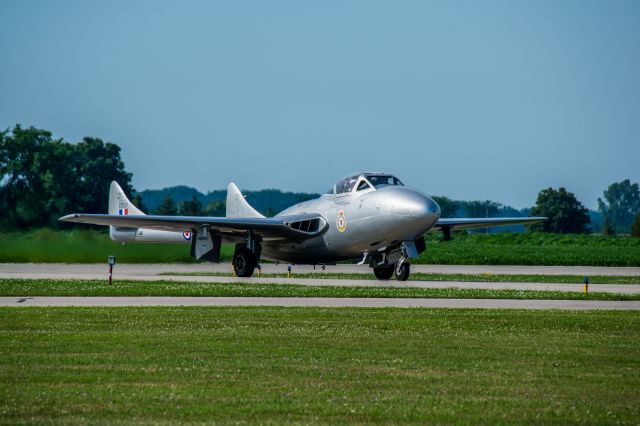 F+W EMMEN Vampire (C-FJRH) - A Vampire at CYCK Chatham-Kent Flight Fest 20116.