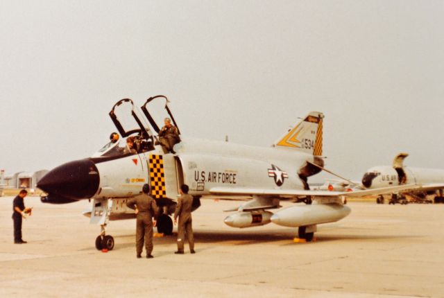 McDonnell Douglas F-4 Phantom 2 (63-7534) - I scanned this photo of a colorful McDonnell Douglas F-4C Phantom II, from the 171st Fighter Interceptor Squadron, Selfridge ANG Base, MI, after I snapped it 38-years ago arriving at Wurtsmith AFB, Oscoda, MI in Aug 1982. Aircraft 63-7354, c/n 559, flew with the 171st from 1978 to 1986. This aircraft is on display at the Selfridge Military Air Museum Air Park, Mt. Clemens, MI. Anyone have suggestions for a good negative scanner? I have hundreds of old negatives and photos to scan.