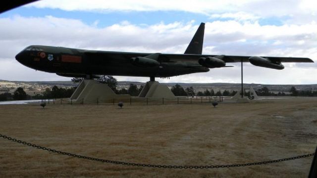 — — - Air Force Academy static display of B-52