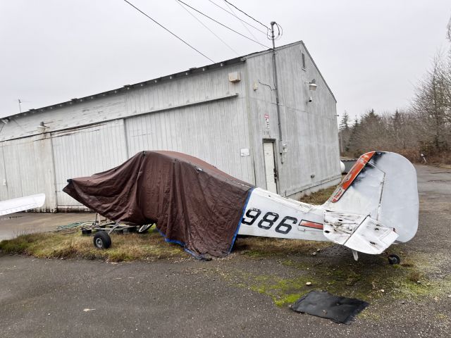 CHAMPION Tri-Traveler (N10986) - Aeronca after a crash. 